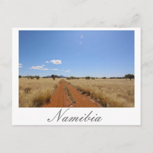 Namibia Marienfluss Savannah liggande natur Vykort