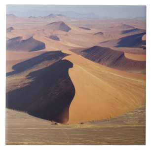 Namibia, Namib-Naukluft Park. Flygbild av Kakelplatta