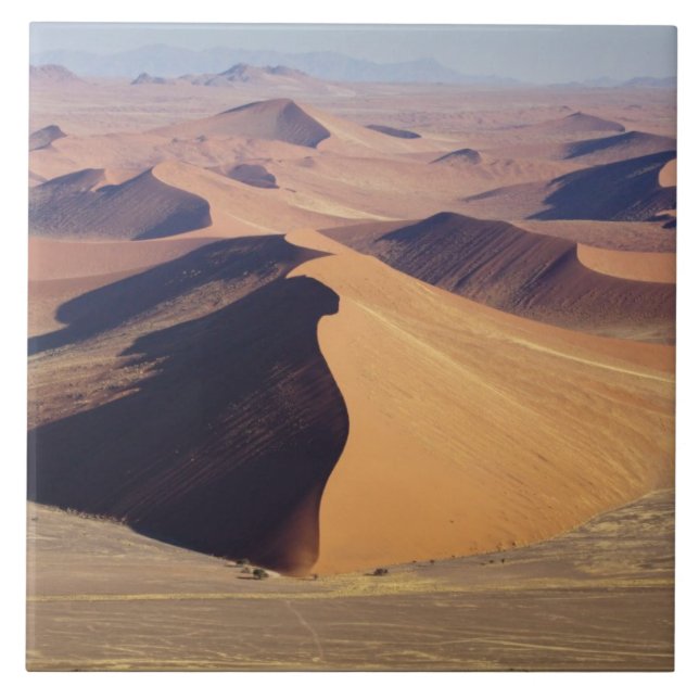 Namibia, Namib-Naukluft Park. Flygbild av Kakelplatta (Framsidan)