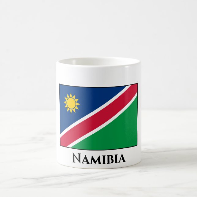 Namibia (Namibian) Flagga kaffe Mugg (Center)