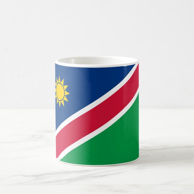 Namibia (Namibian) Flagga Kaffemugg (Center)