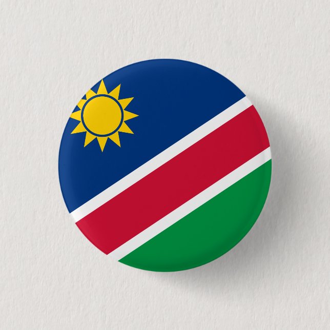 Namibia (Namibian) Flagga Knapp (Framsida)