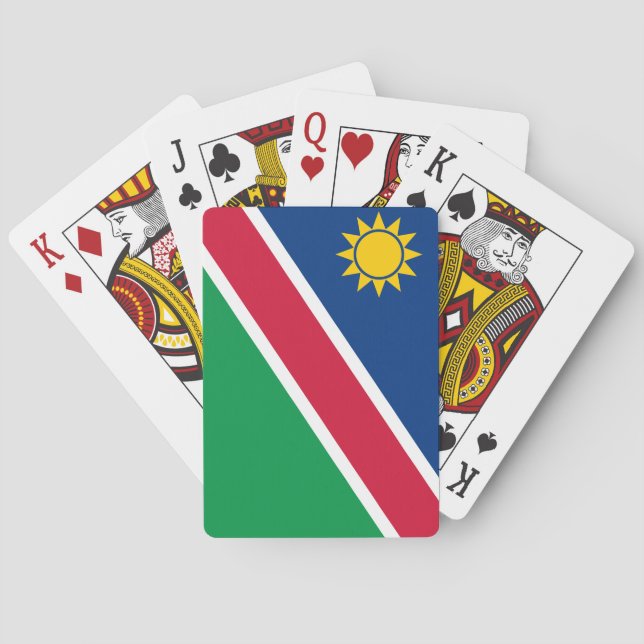 Namibia (namibisk) flagga casinokort (Baksidan)