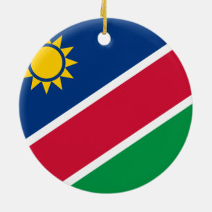 Namibia Ornament-flagga Julgransprydnad Keramik