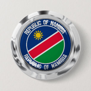 Namibia Round Emblem Knapp