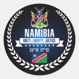 Namibia Runt Klistermärke