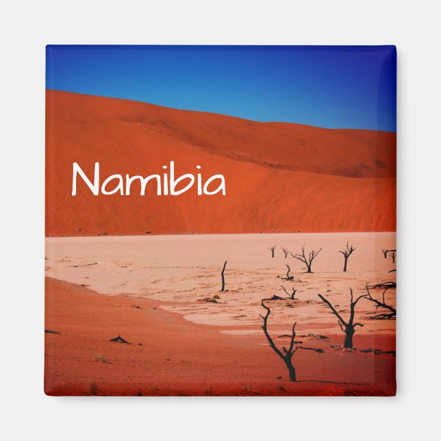Namibia Sand Dunes Ligcape Sossusvlei Magnet (Framsidan)