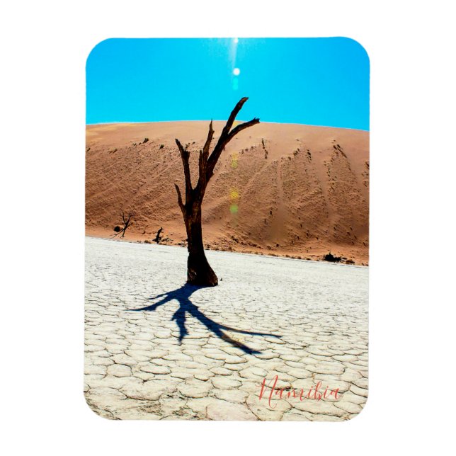 Namibia Sand Dunes Ligcape Sossusvlei Magnet (Vertikal)