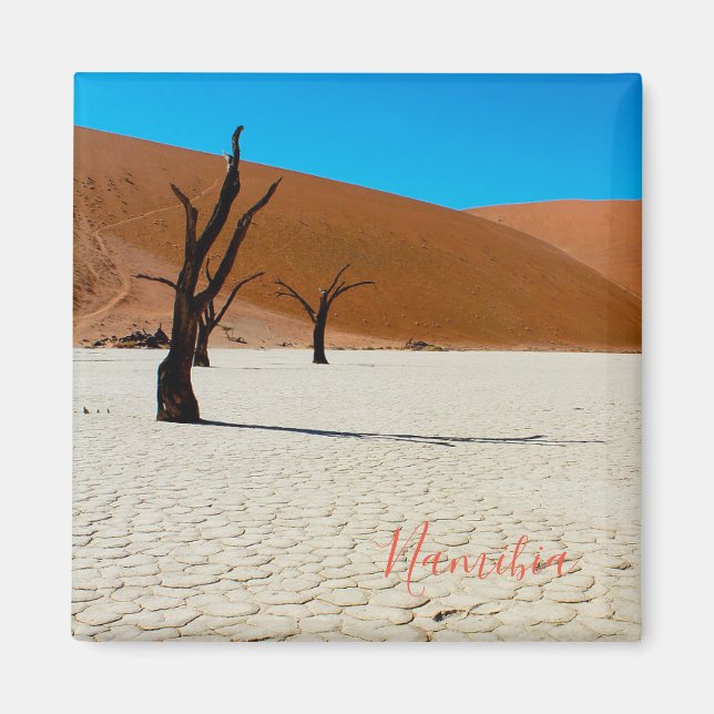Namibia Sand Dunes Ligcape Sossusvlei Magnet (Framsidan)