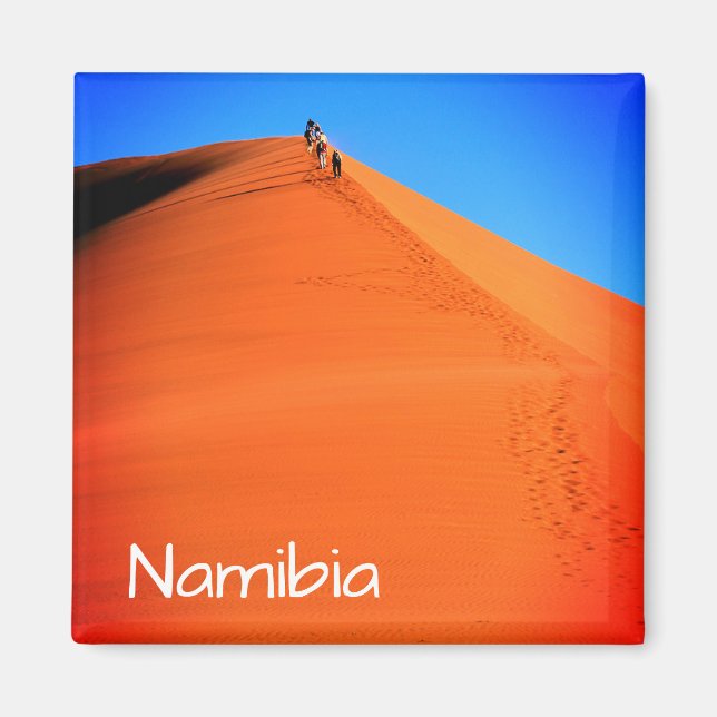 Namibia Sand Dunes Ligcape Sossusvlei Magnet (Framsidan)