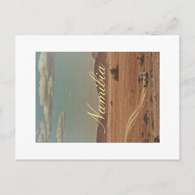 Namibia Savann Buske Natur vykort (Framsida)