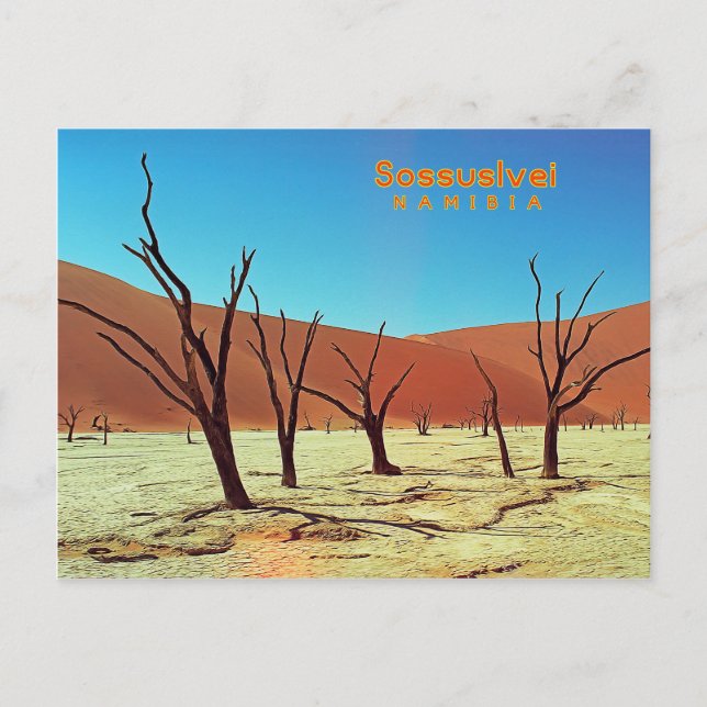 Namibia Sossuslvei Vykort (Framsida)