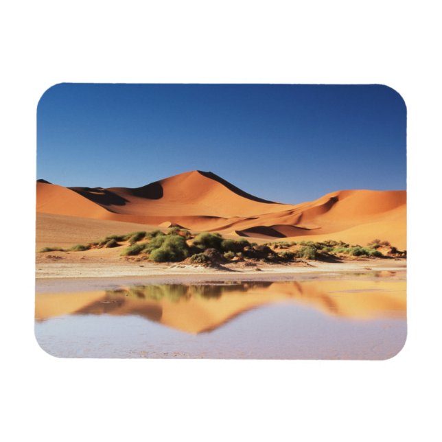 Namibia, Sossusvlei-regionen, sanddyner i öknen Magnet (Horisontell)