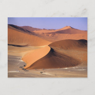 Namibia: Sossuvlei Dunes, flygscenen. Vykort