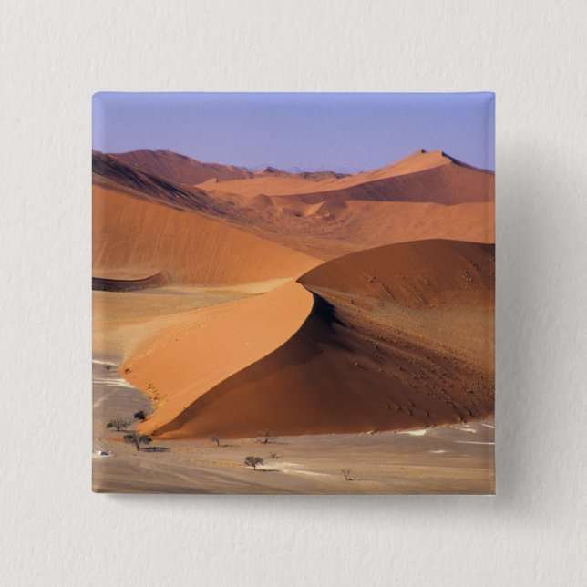 Namibia: Sossuvlei-dyner, Flygande vy. Knapp (Framsida)