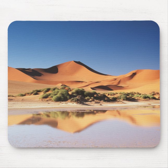 Namibia, Sossuvlei-regionen, Sand Dunes i öknen Musmatta (Framsidan)