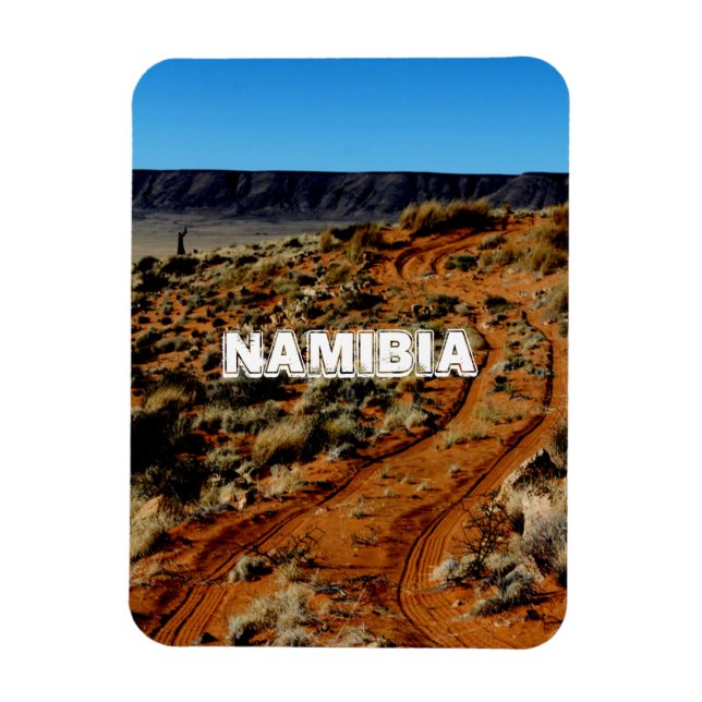Namibia Tirool Namib Desert Ligcape Red Soil Magnet (Vertikal)