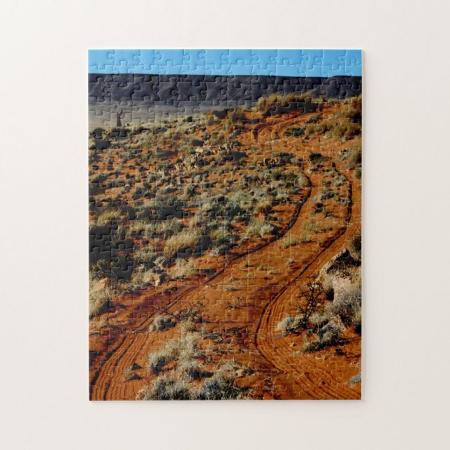 Namibia Tirool Namib Desert Ligcape Red Soil Pussel (Vertikal)