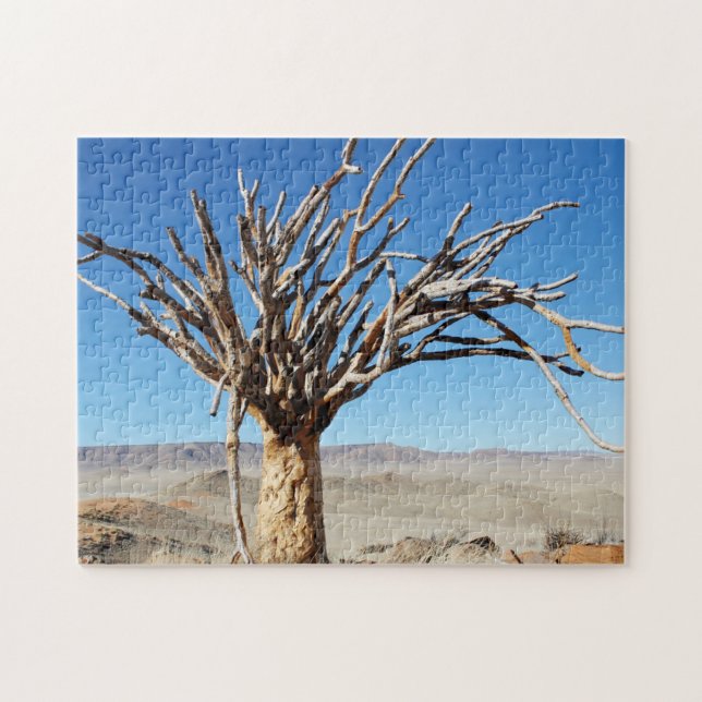 Namibia Tirool Namib Desert liggande Kokerboom Pussel (Horisontell)