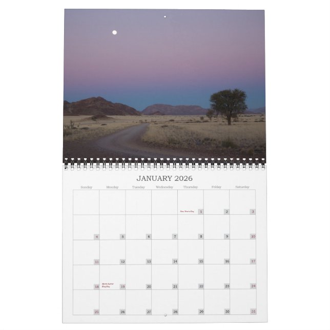 Namibia väggkalender 2013 kalender (Jan 2026)