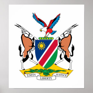 Namibia vapensköld poster