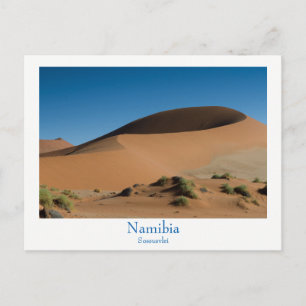 Namibia - vykort för Sossusvlei-öknen med text