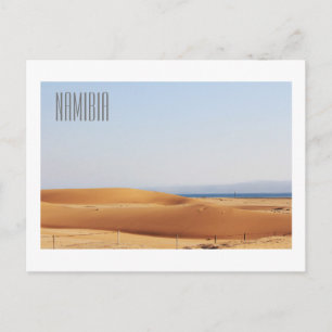 Namibia Walvis Bay Dunes Ocean liggande natur Vykort