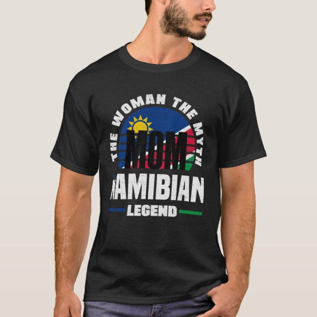 Namibian Namibia Namibian Flag Quote T Shirt (Framsida)