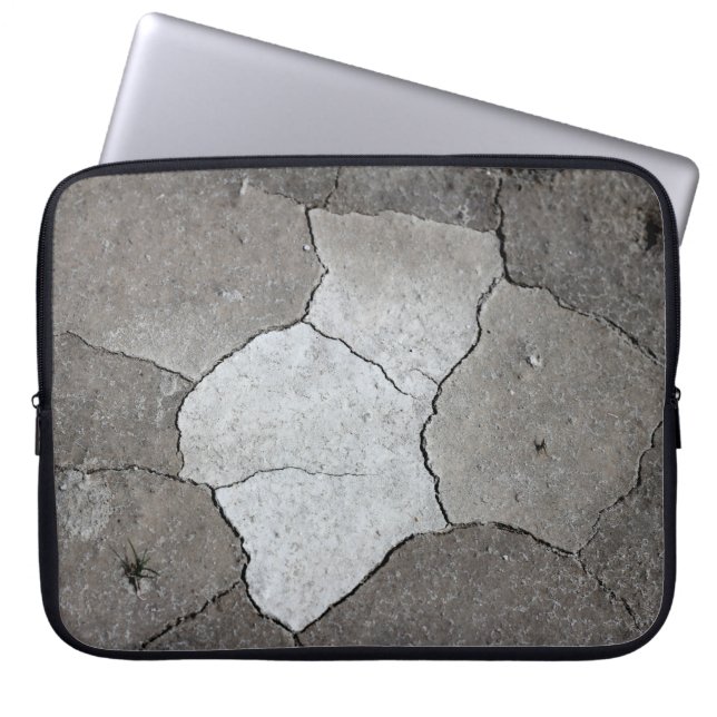 Namibiansk Desert Cracks Lera Laptop sleeve (Framsidan)