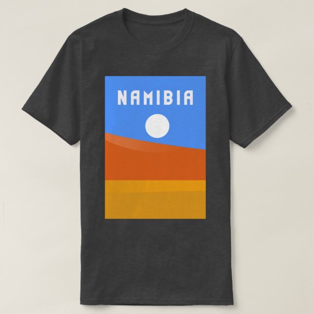 Namibias afrika Long T Shirt (Design framsida)