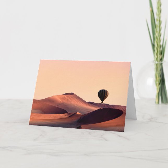 Namibias dyner i den Namib-Naukluft nationalparken Kort (Framsida)