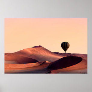 Namibias dyner i den Namib-Naukluft nationalparken Poster