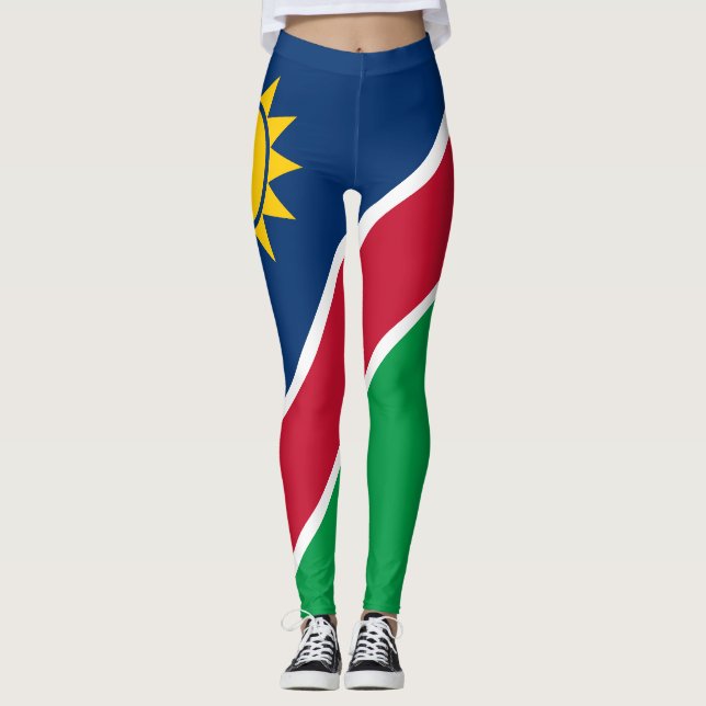 Namibias flagga leggings (Framsida)