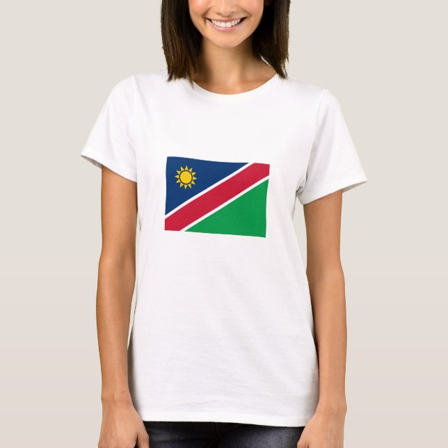 Namibias flagga t shirt (Framsida)