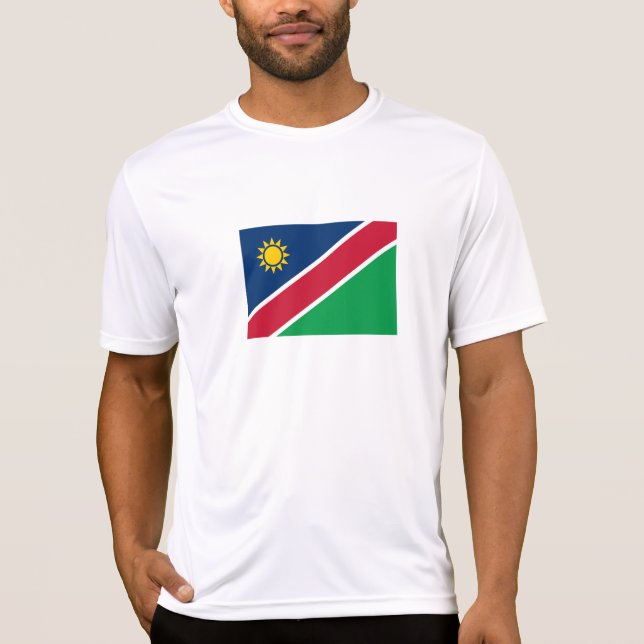 Namibias flagga t shirt (Framsida)