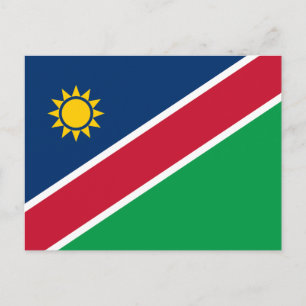 Namibias flagga vykort