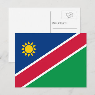 Namibisk flagg, Namibias flagga Vykort