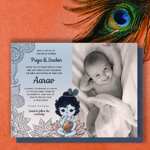 Namkaran Baby namnger Ceremony Inbjudningar