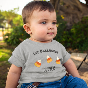 .Namn, 1:a Halloween 3-24 månader Småbarn T Shirt