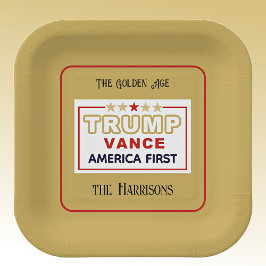 Namn, 2025 Trump-Vance America First, 7-in Square