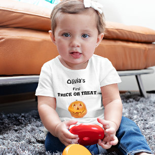 Namn 6-24 månader Baby Halloween Jersey T-Shirt