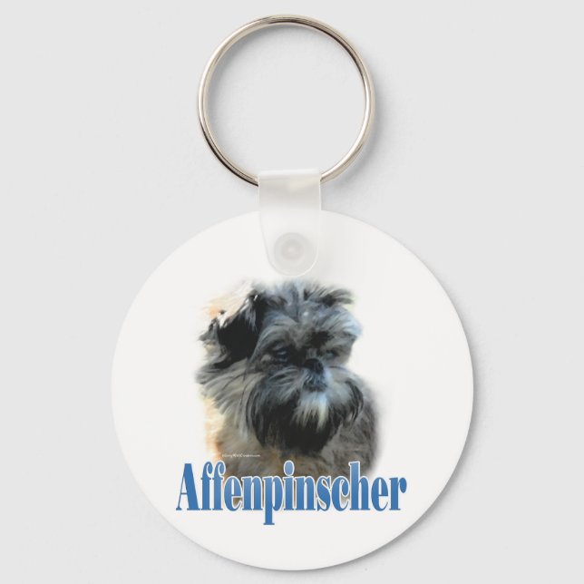 Namn Affenpinscher Nyckelring (Framsida)
