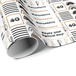 Namn Age Sentiment Retro Rainbow Brown Black White Presentpapper