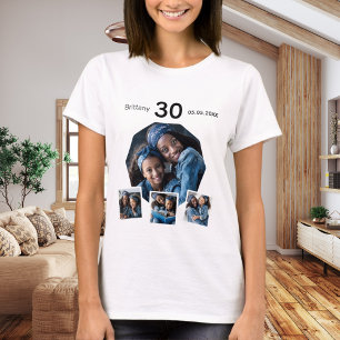 Namn, ålder, fotokollage t shirt