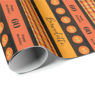 Namn Ålder Känsla Etnisk Bohemer Boho Orange Röd Presentpapper