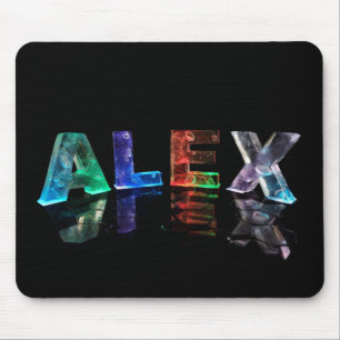 Namn Alex i ljus Musmatta