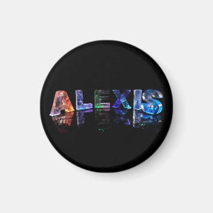Namn Alexis i ljus Magnet
