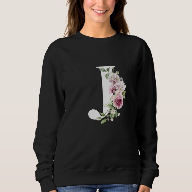 Namn Alfabet Bokstav "J" T Shirt (Framsida)