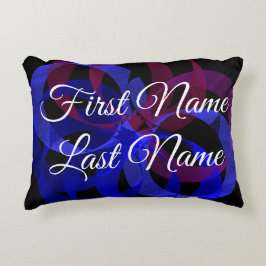 Namn ändra Figur 8 Geometrisk dekorfärg Prydnadskudde