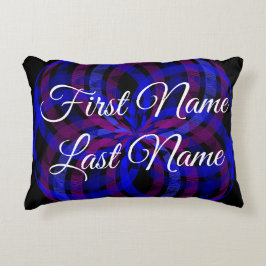 Namn ändrar blommans geometriska fyllning för fyll prydnadskudde